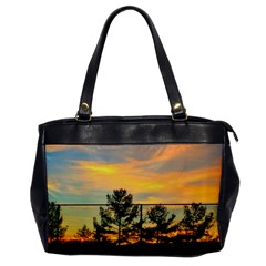 Fence Line Trees Oversize Office Handbag by okhismakingart