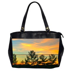 Fence Line Trees Oversize Office Handbag (2 Sides) by okhismakingart