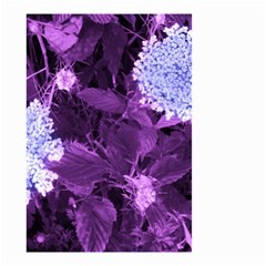 Queen Anne s Lace With Purple Leaves Small Garden Flag (two Sides) by okhismakingart