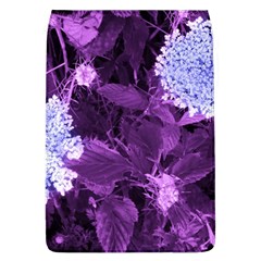 Queen Anne s Lace With Purple Leaves Removable Flap Cover (l) by okhismakingart