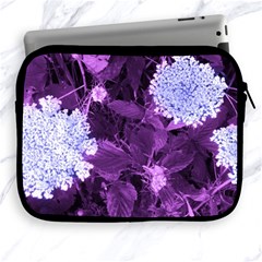 Queen Anne s Lace With Purple Leaves Apple Ipad 2/3/4 Zipper Cases by okhismakingart