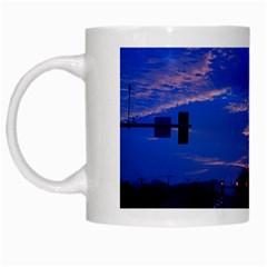 Blue Highway White Mugs by okhismakingart