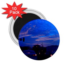 Blue Highway 2 25  Magnets (10 Pack)  by okhismakingart