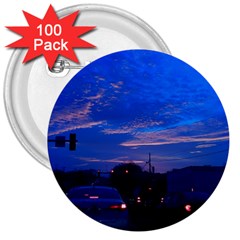 Blue Highway 3  Buttons (100 Pack)  by okhismakingart