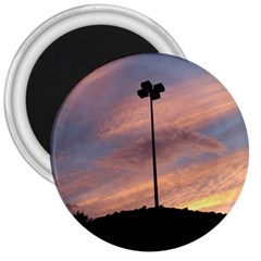 Parking Lot Sunset 3  Magnets by okhismakingart