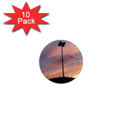 Parking Lot Sunset 1  Mini Magnet (10 Pack)  by okhismakingart