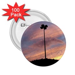 Parking Lot Sunset 2 25  Buttons (100 Pack)  by okhismakingart