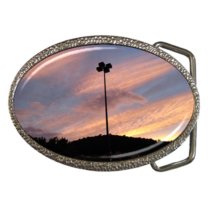 Parking Lot Sunset Belt Buckles