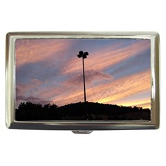 Parking Lot Sunset Cigarette Money Case by okhismakingart