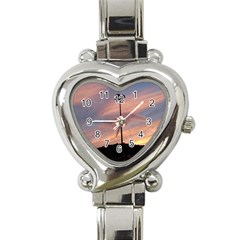 Parking Lot Sunset Heart Italian Charm Watch by okhismakingart