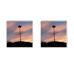 Parking Lot Sunset Cufflinks (square) by okhismakingart