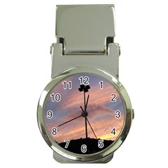 Parking Lot Sunset Money Clip Watches by okhismakingart