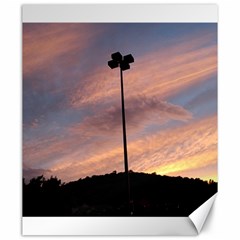 Parking Lot Sunset Canvas 20  X 24  by okhismakingart