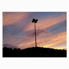 Parking Lot Sunset Large Glasses Cloth (2-side) by okhismakingart