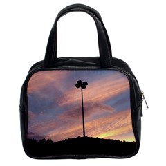 Parking Lot Sunset Classic Handbag (two Sides) by okhismakingart