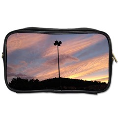 Parking Lot Sunset Toiletries Bag (two Sides) by okhismakingart