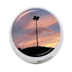 Parking Lot Sunset 4-port Usb Hub (one Side) by okhismakingart