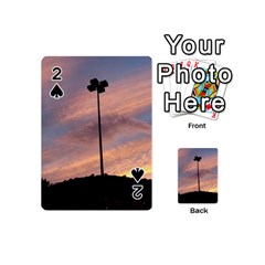 Parking Lot Sunset Playing Cards 54 (mini) by okhismakingart