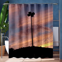 Parking Lot Sunset Shower Curtain 60  X 72  (medium)  by okhismakingart