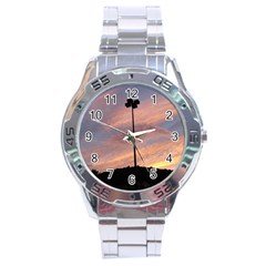 Parking Lot Sunset Stainless Steel Analogue Watch by okhismakingart