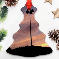 Parking Lot Sunset Ornament (christmas Tree)  by okhismakingart