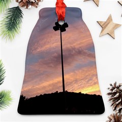 Parking Lot Sunset Ornament (bell) by okhismakingart