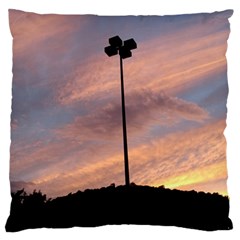 Parking Lot Sunset Large Cushion Case (one Side) by okhismakingart