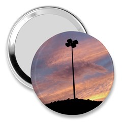 Parking Lot Sunset 3  Handbag Mirrors by okhismakingart