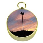 Parking Lot Sunset Gold Compasses Front