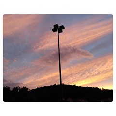 Parking Lot Sunset Double Sided Flano Blanket (medium)  by okhismakingart