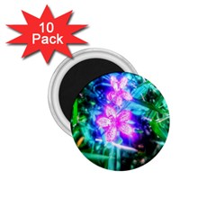 Glowing Flowers 1 75  Magnets (10 Pack)  by okhismakingart