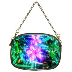 Glowing Flowers Chain Purse (one Side) by okhismakingart