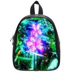 Glowing Flowers School Bag (small) by okhismakingart