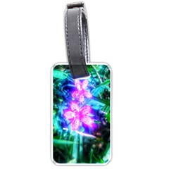 Glowing Flowers Luggage Tags (one Side)  by okhismakingart