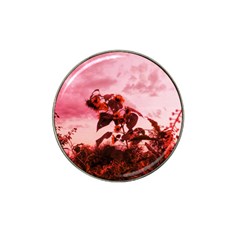 Red Sunflowers Hat Clip Ball Marker (10 Pack) by okhismakingart