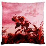 Red Sunflowers Standard Flano Cushion Case (One Side) Front