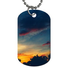 Muted Sunset Dog Tag (one Side) by okhismakingart