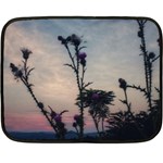 Hazy Thistles Fleece Blanket (Mini) 35 x27  Blanket