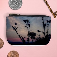 Hazy Thistles Mini Coin Purse by okhismakingart