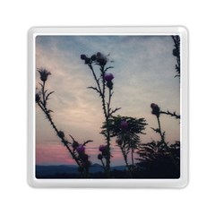 Hazy Thistles Memory Card Reader (square) by okhismakingart