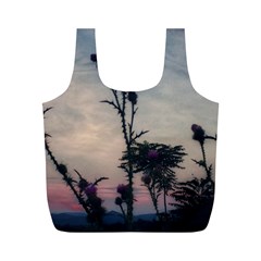 Hazy Thistles Full Print Recycle Bag (m) by okhismakingart