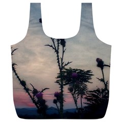 Hazy Thistles Full Print Recycle Bag (xl) by okhismakingart