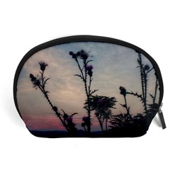 Hazy Thistles Accessory Pouch (large) by okhismakingart