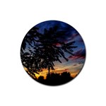 Sumac Sunset Rubber Coaster (Round)  Front