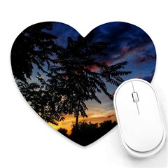 Sumac Sunset Heart Mousepads