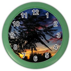 Sumac Sunset Color Wall Clock