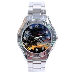 Sumac Sunset Stainless Steel Analogue Watch