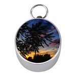 Sumac Sunset Mini Silver Compasses Front