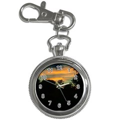 Pale Orange Sunset Key Chain Watches by okhismakingart