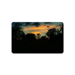 Pale Orange Sunset Magnet (name Card) by okhismakingart